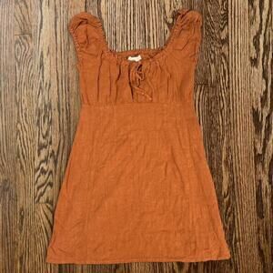 Mini brown dress aeropostale